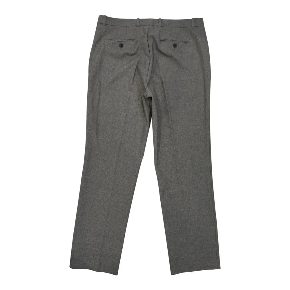J Crew Tollegno 1900 Wool Ankle  Pleated Dress Pants 8T Quiet Luxury Officecore‎